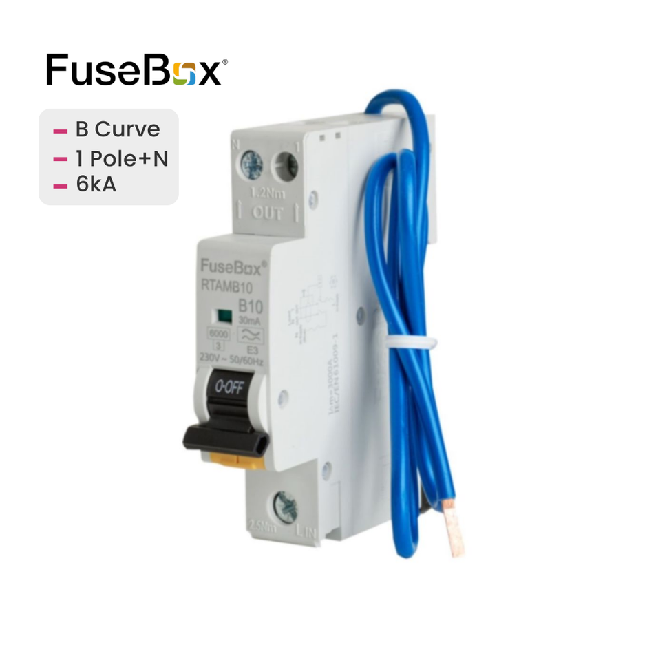 RCBOs - Residual Current Circuit Breakers | B & C Curve | Fusebox ...
