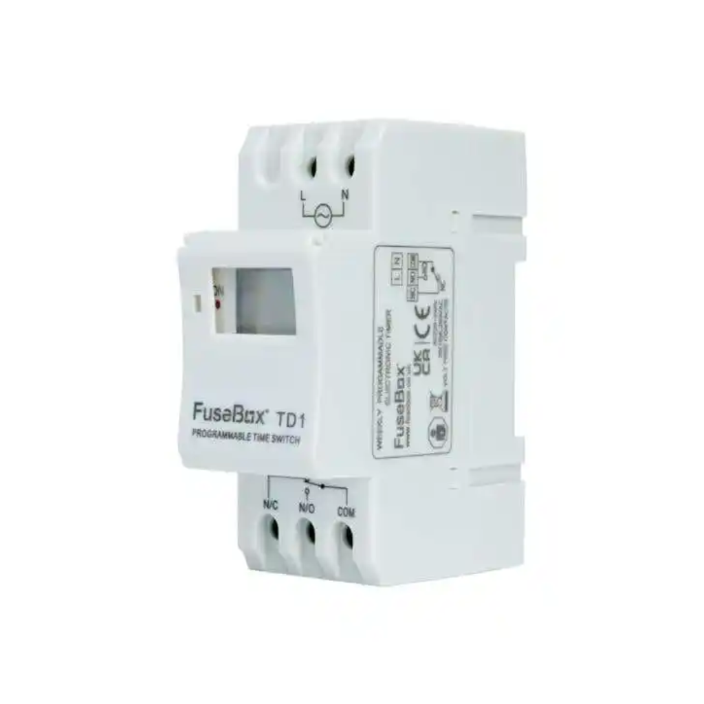 Td1 Module Output TD1 Digital Time Clock 7 Day Timer - 1 Channel 150HR Reserve | Fusebox ...